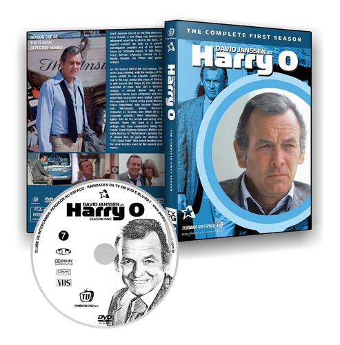 Série Completa Harry O C/ David Janssen De O Fugitivo 14 Dvd