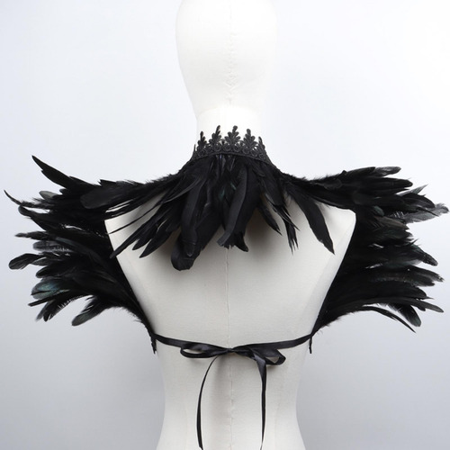Chal De Plumas Para Fiesta De Carnaval, Halloween