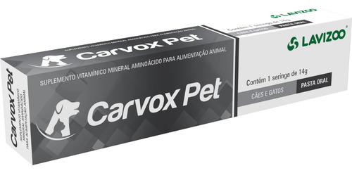 Carvox Pet Lavizoo - Carvão Ativado Em Gel Para Cães E Gatos