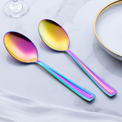 Juego De Utensilios De Servir Rainbow Hostess, Juego De Cubi