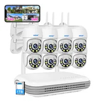 Comprar Kit De Cámaras Videovigilancia 8 Wifi Exterior 3mp 1t Disco