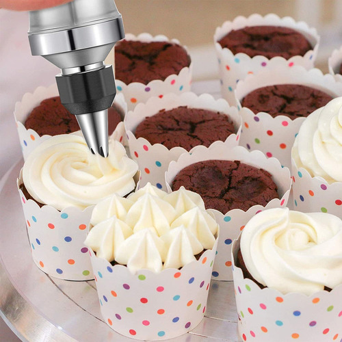 Wang Juego De Jeringas Para Decoración De Postres Con 7