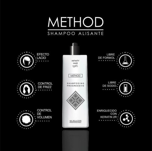 Method Shampoo Alisante Infinity Hair - Alisado Sin Formol