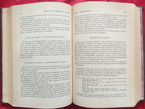 Manual De Derecho Del Trabajo, Euquerio Guerrero (Usado)