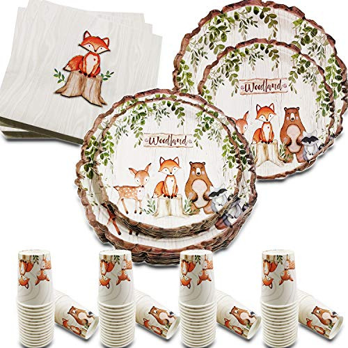 Woodland Creatures Party Supplies Baby Shower Decoratio...