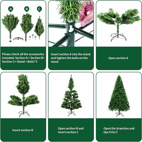Árbol Pino De Navidad Artificial Majestic 1.5 M K2