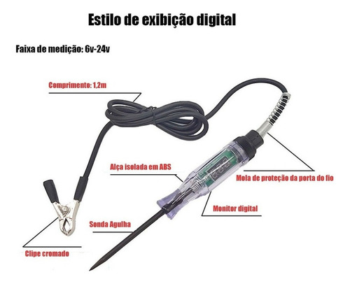 Probador De Circuitos Digitales Sonda Bolígrafo De Prueba
