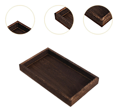 Bandeja De Madera Para Servir, Bandeja Para Rectángulo S