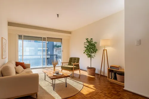 Alquiler Departamento 2 Ambientes Con Balcon Al Frente - Luminoso En Recoleta
