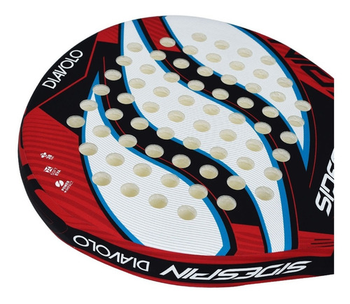 Imagen 2 de 5 de Paleta Padel Side Spin Diavolo Eva Linea Basic