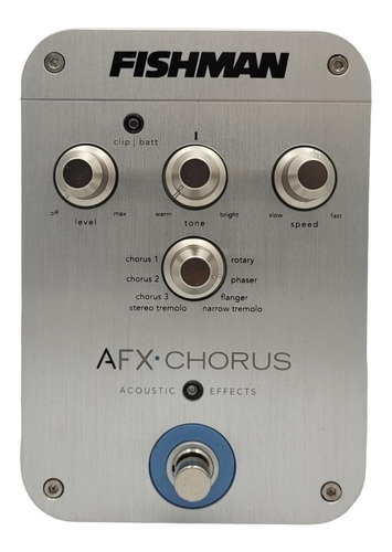 Pedal De Efeito Para Violão Chorus Fishman Afx  