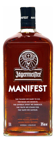 Pack De 4 Licor Jagermeister Manifest 1 L