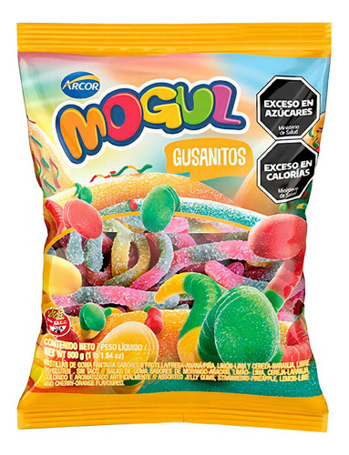 Mogul Gomitas Gusanitos Acidos X 500 Gr