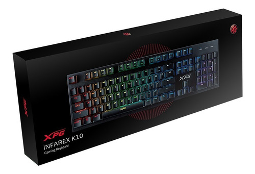 Imagen 5 de 9 de Teclado Gamer Xpg Infarex K10 Inglés Con Luz Rgb