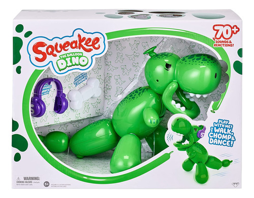Squeakee The Balloon Dino Rex Interactivo Dinosaurio Globo