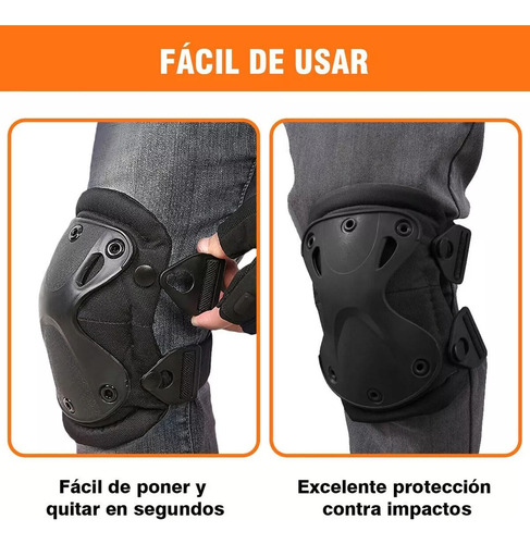 Rodilleras Coderas Tácticas 4 Piezas, Juego De Rodilleras