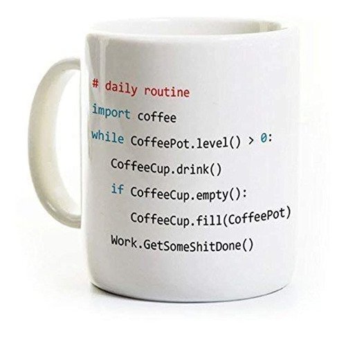 Python Programmer Coffee Mug - Software Developer Ceramic Mu