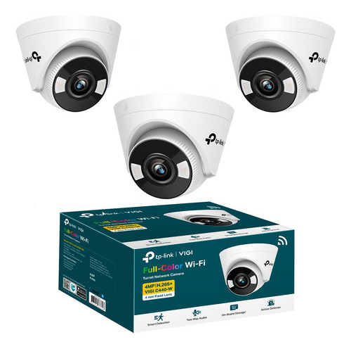 Vigi C440-w Cámara Seguridad 4mp Color De Noche Ip X3 Unid Color Blanco