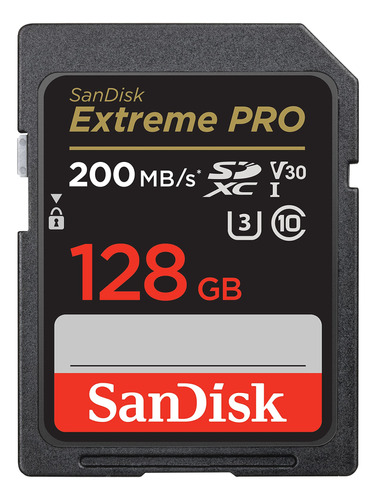 Tarjeta De Memoria Sandisk 128gb Extreme Pro