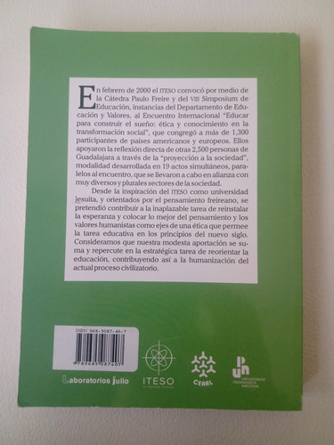 Libro Educar Para Construir El Sueño - Carlos Nuñuz Hurtado (Usado)