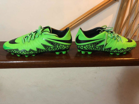 botines nike hypervenom verdes