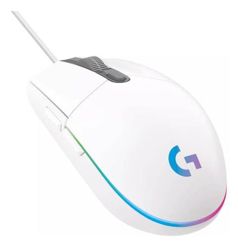 Mouse Gamer Logitech lightsync g203 Blanco Diginet