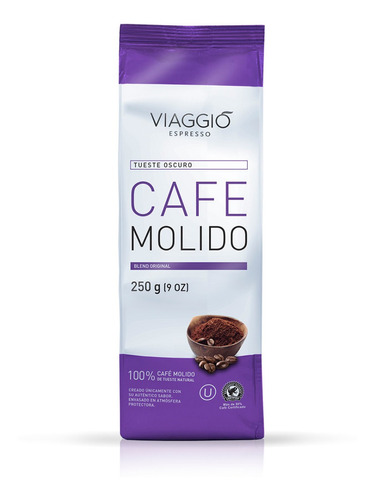 Café Molido Viaggio Tostado Oscuro 250gr