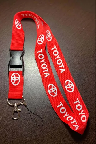 Lanyard / Llavero Toyota Rojo