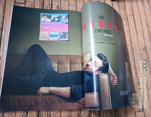 Chris Evans, Revista Esquire, Captain América, Sin Cómic. (Usado)