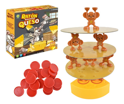 Juego De Mesa Ratón Amontona Queso