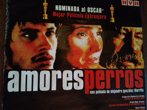 Poster De La Película Amores Perros (Usado)
