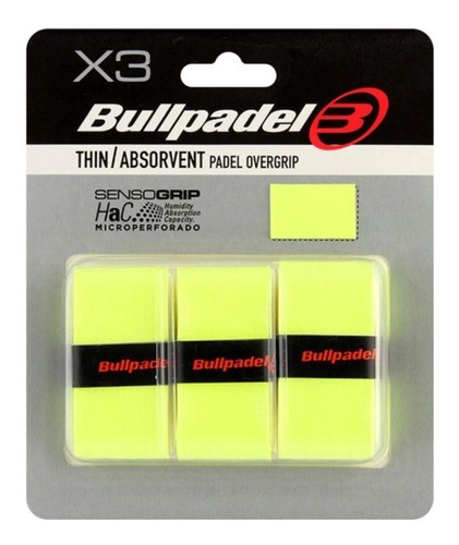 Cubre Grip Padel Bullpadel Overgrip Microperforado Sensogrip