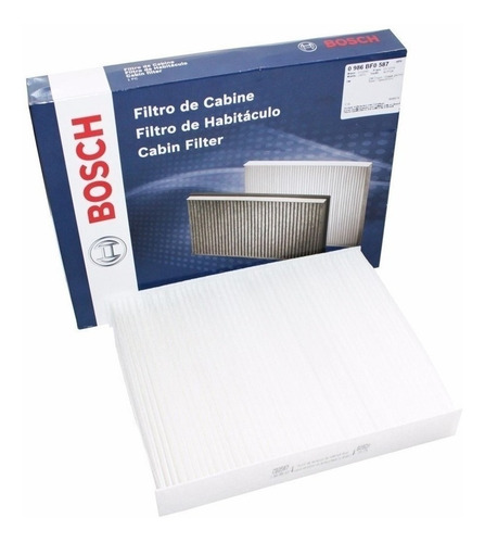 Imagem 2 de 2 de Filtro Ar Condicionado Cabine Bosch + Spray Higienizador