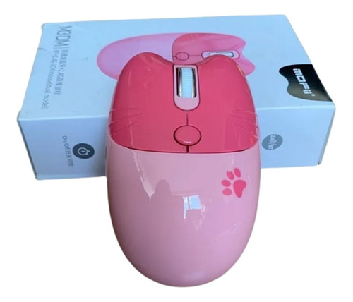 Mouse Inalambrico Mofii M3dm De Colores Color Rosa