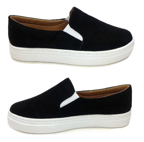 Imagem 4 de 7 de Tenis Feminino Slip On Numeração Especial Confort Envio 24hs