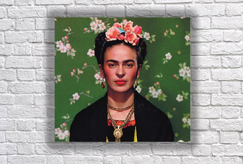 Cuadro 60x60cm Frida Kahlo Arte Pintura M1