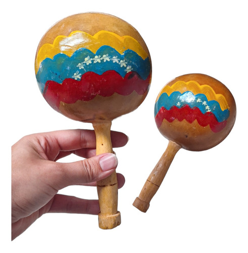 Maracas Infantiles Con La Bandera De Venezuela