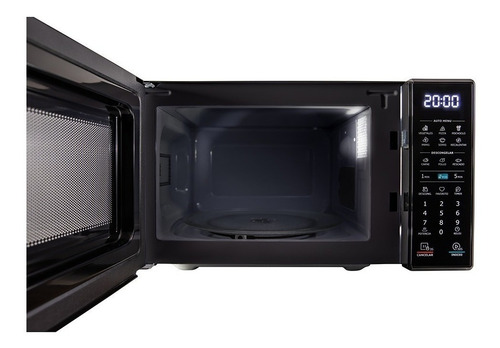 Microondas Bgh Eco Negro Digital 20 Litros 700w Monofunción
