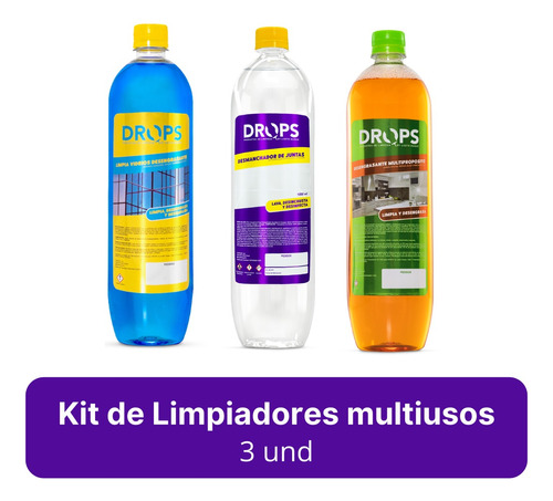 Kit De Limpiadores Drops X3 - L a $58620