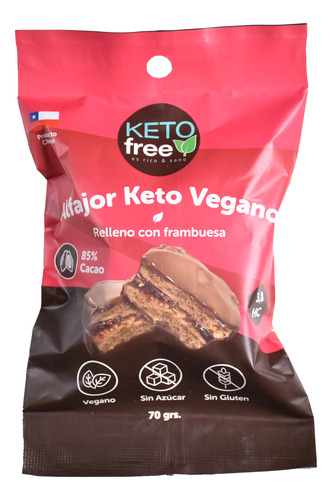 Ketofree - Alfajor Keto Frambuesa 70g