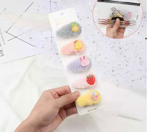 Accesorios Moños Broches Para El Cabello Para Niñas Frutas