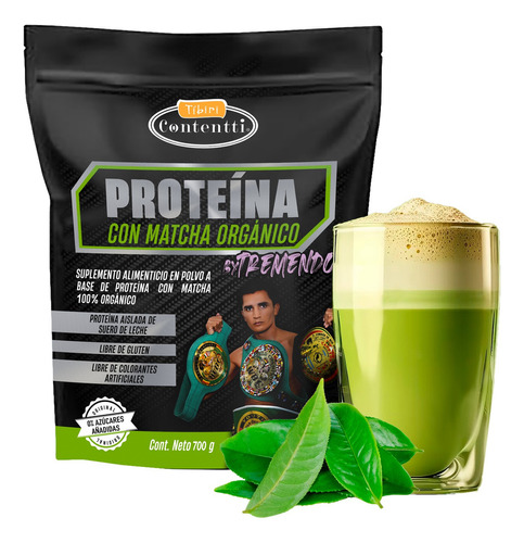 Proteína + Matcha Orgánico; Control Peso, 0% Azúcar