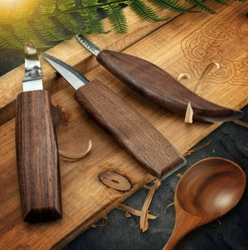 O 5 Piezas De Cuchillo Para Tallar Madera Cincel Para