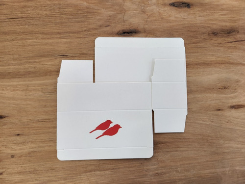 Imagen 3 de 3 de Caja Carton Rectangular Multiuso Blanco X 10 Unidades