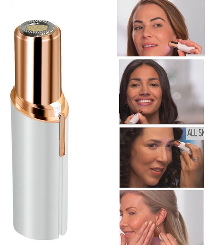 Depiladora Facial Batom Remove Pelos Do Rosto Indolor