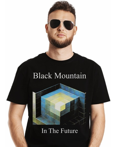 Polera Black Mountain In The Future Rock Impresión Directa