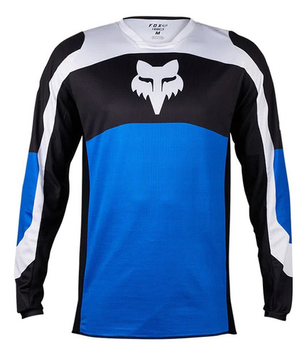 Jersey Fox 180 Nitro Azul Moto Enduro Motocross 