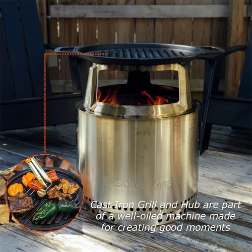Solo Stove Bonfire Grill Top And Hub, Placa De Cocina De Hie