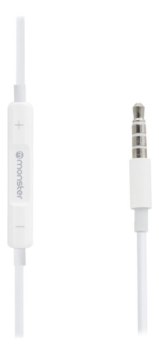 M21wt Audif. Monster Alambrico M/libres 3.5mm Blanco