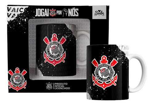 Caneca Corinthians De Presente Produto Oficial Licenciado